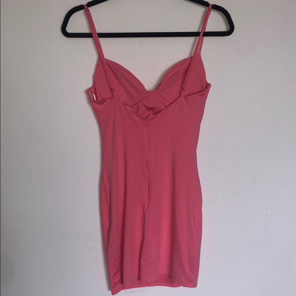 Pink Spaghetti Strap Dress
